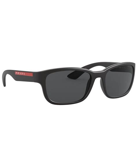 Prada Linea Rossa Men's Sunglasses, PS 05VS 57 